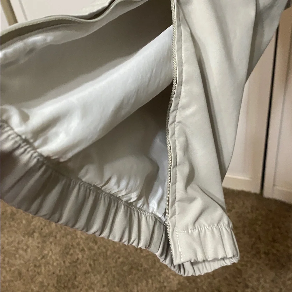 Vintage Ativa Light Tan, White, Navy, Track Suit Size L